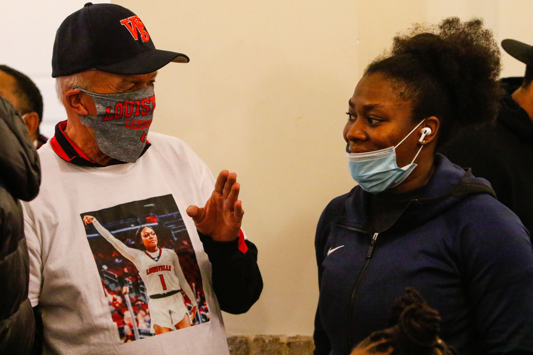Gallery: Dana Evans WNBA draft viewing party